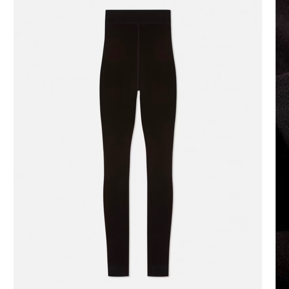 ☀️ 3/$15 Primark Lightweight Velvet Plush Lined Leggings Tights Black